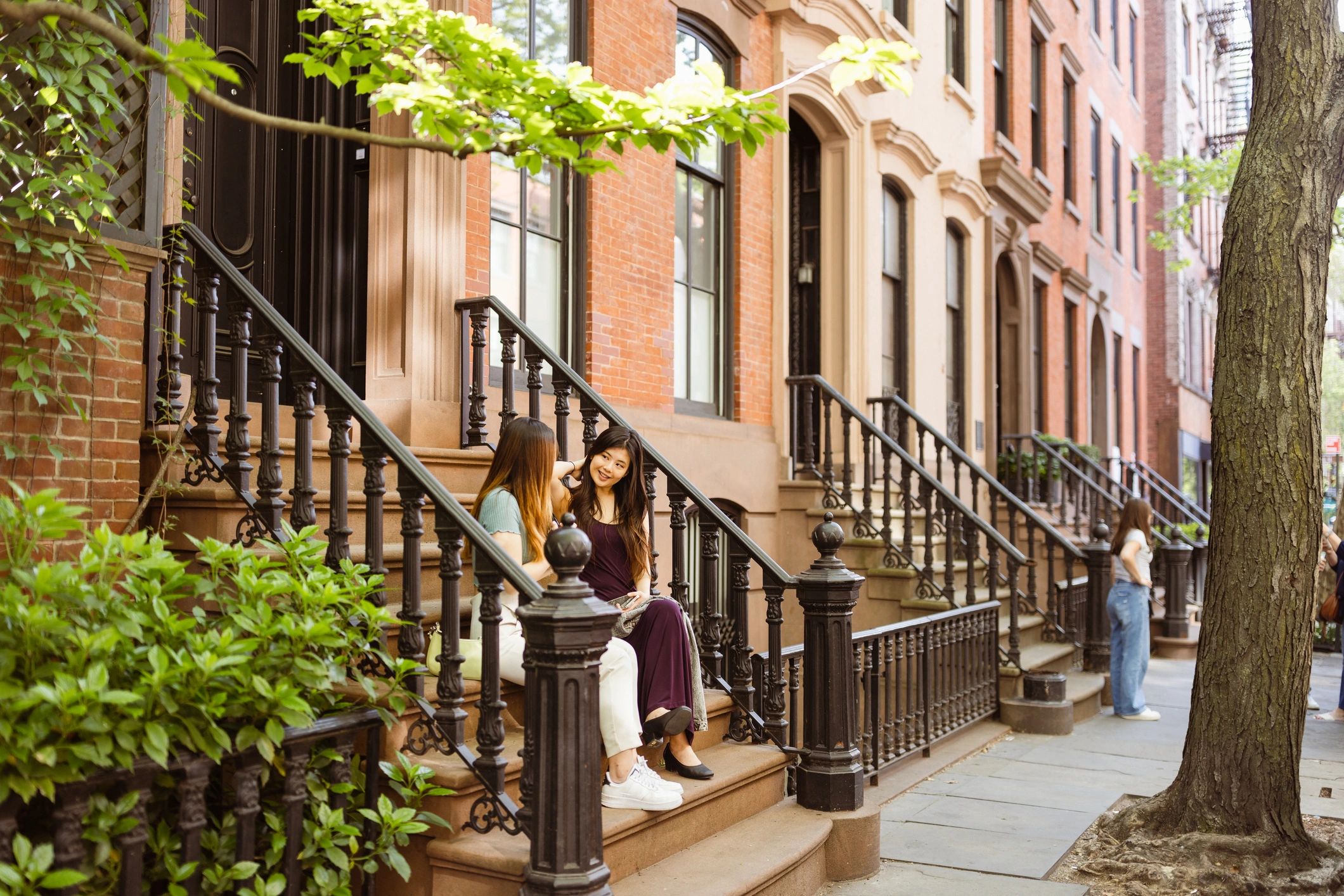 Clients in a New York City neighborhood